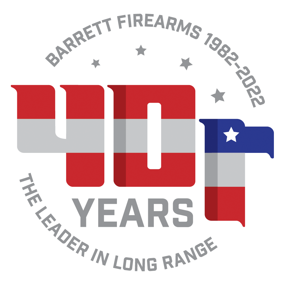 Barrett 40 Years Logo